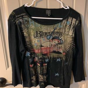 Suzie in the City black long sleeve